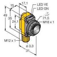 Turck Opto Sensor QS186LE210Q8