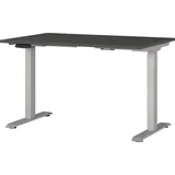 Germania Schreibtisch Jet Grau / Silber