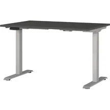 Germania Schreibtisch Jet Grau / Silber