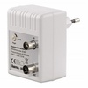 Hama Signalverstärker Antennen-Verstärker 20dB Audioverstärker (Signal-Verstärker für DVB-T2 Digital Kabel Verstärkung 20 dB) weiß