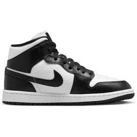 Nike Air Jordan 1 Mid Damen White/White/Black 41