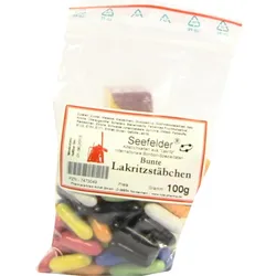 Seefelder Bunte Lakritzstäbchen Kda 100 G
