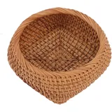 (L) Rattankorb Rattan-Aufbewahrungskorb Handgewebt Breite Anwendungen M