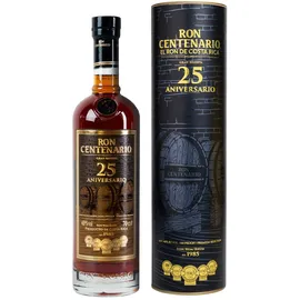 Ron Centenario 25 Years Old Rum Centenario 40% vol 0,7 l Geschenkbox