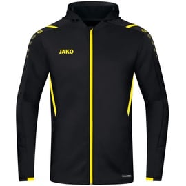 Jako Herren Kapuzenjacke Challenge Schwarz/Citro, 3XL