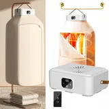 Hooha Mini Wäschetrockner Elektrisch Tragbarer Trockner für Apartment 650W Timer