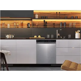 KOENIC KDW 6041-1 C BU Einbau-Geschirrspüler (unterbaufähig, 595 mm breit, Edelstahl)