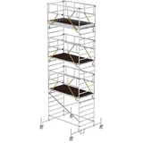 MUNK Rollgerüst SG 1,35 x 2,45 m mit Fahrbalken Doppel-Plattform 1,35x2,45m Plattform 8,62m AH