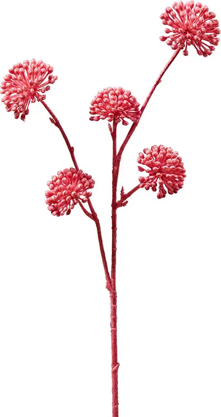 Beeren Zweig 58cm x2 pink