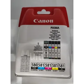 Canon PGI-580 pigmentschwarz + CLI-581 CMYK