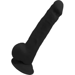 Real Love Dildo, 24 cm, schwarz