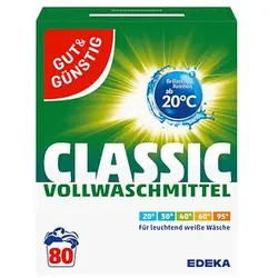 GUT&GÜNSTIG CLASSIC Waschmittel 5,2 kg