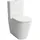 Laufen Meda Stand-WC-Kombination mit WC-Sitz Weiß matt spülrandlos