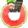 Charles Viancin WATERMELON 30 cm Silikon-Überkochring,