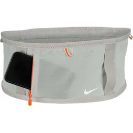 Nike ACG Goat Belt Outdoor Gürtel Hiking Trekking Trail Running Sport Gürtel verstellbar, Grey Fog/Safety Orange/Summit White, M