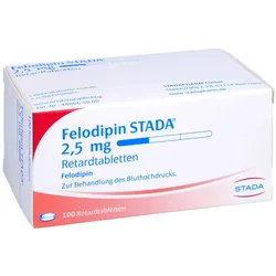 Felodipin Stada 2,5 mg Retardtabletten 100 St