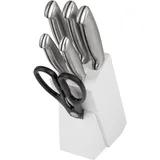 classbach Messerblockset 7-tlg. Weiß