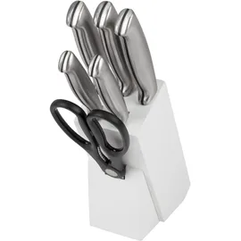 classbach Messerblockset 7-tlg. Weiß