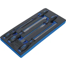 BGS Werkstattwageneinlage 1/3: Werkstattfeilen-Satz 5-tlg.