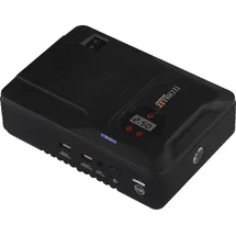 Technaxx TX-219 5031 Starthilfestrom (12 V)=350 A Arbeitsleuchte, Elektronikschutz, Ladezustandsanzeige, SOS-Signalleuchte, USB-Steckdose
