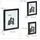 Relaxdays Bilderrahmen schwarz 23x28 cm 10er Set