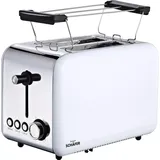 Schäfer Retro Toaster Weiß