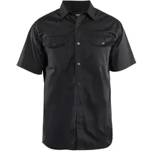 Blåkläder Arbeitshemd 3296 Kurzarmhemd Schwarz L