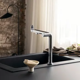 Hansgrohe Aqittura M91 Einhebelmischer Schwarz