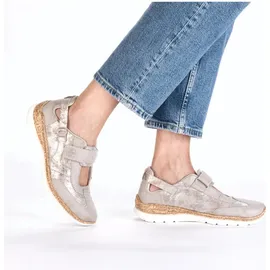 Rieker Slipper Damen Weite E Silber 38