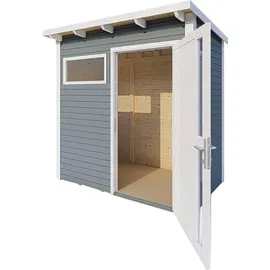 BERTILO Gartenhaus Pentus 1 Grau 115 cm x 234 cm FSC®
