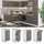Vicco Schubladenschrank R-Line 40 x 60 x 81,5 cm Grau/Weiß