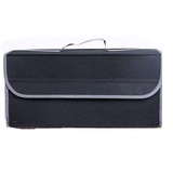 REROM Auto Kofferraumtaschen Organizer für Hyun-dai i10 / i20 / i30 / i40 / ix25 / ix35 / Accent/Elantra/Kona, Faltbar Kofferraumtasche, Auto Aufbewahrungsbox, Kofferraum Zubehör,- Black