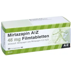Mirtazapin AbZ 45 mg Filmtabletten 50 St