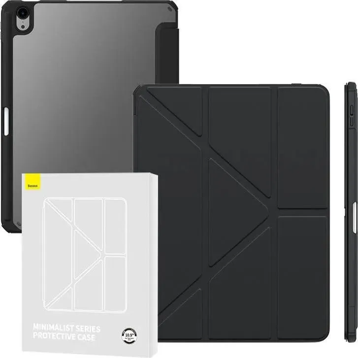 Baseus Protective case Minimalist for iPad Air 4/Air 5 10.9-inch (black) (iPad Air 4), Tablet Hülle, Schwarz