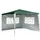 VCM Pavillon 3 x 3 m grün inkl. Seitenteile mit Fenstern 915689