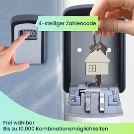 casativo Mini Schlüssel-Safe Zahlenschloss / keine Sicherheitsstufe