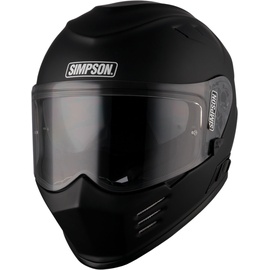 Simpson Venom Solid, Integralhelm - Matt-Schwarz - XL