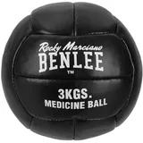 BENLEE Rocky Marciano 960184 Unisex – Erwachsene PAVELEY Artificial Leather Medicine Ball, Black, 5kg