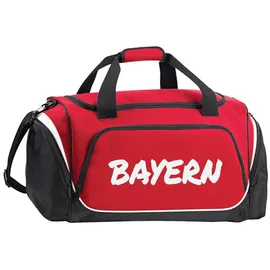 multifanshop Sporttasche - Bayern - Textmarker - Druck weiß - Tasche