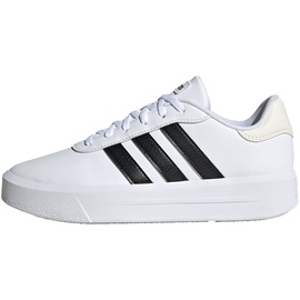 adidas Damen Court Platform Sneaker, Ftwr White Core Black Chalk White, 40 EU