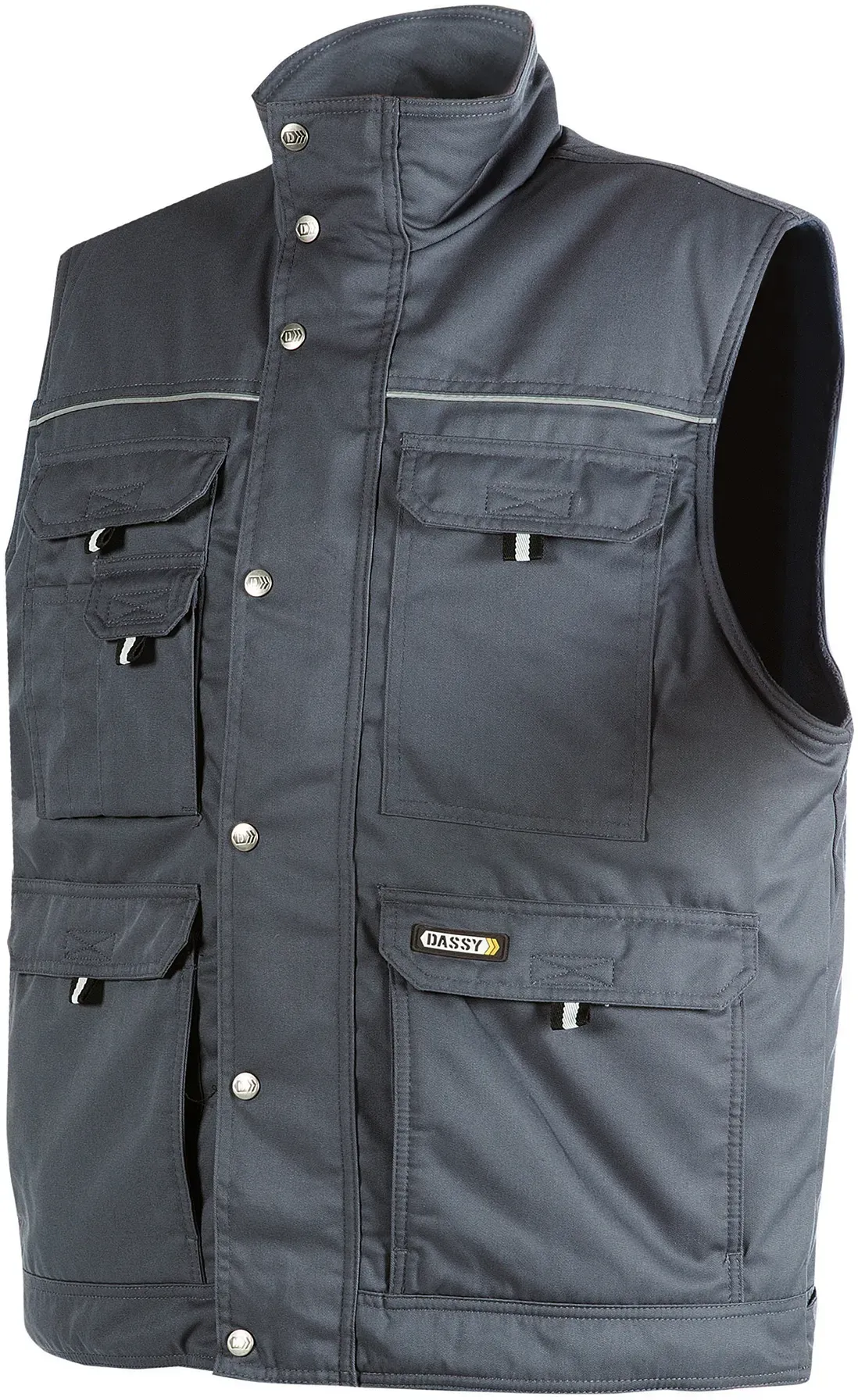 DASSY® Mons Weste - zementgrau - M