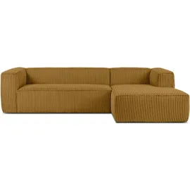 Konsimo Ecksofa Ferox ¦ gelb ¦ Maße (cm): B: 305 H: 73