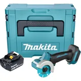 Makita Makita, DMC 300 G1J Akku Winkelschleifer 18 V 76 mm Brushless + 1x Akku 6,0 Ah + Makpac - ohne (76 mm)