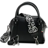 FLORENCE Umhängetasche Leder Black
