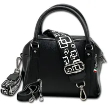 FLORENCE Umhängetasche Leder Black