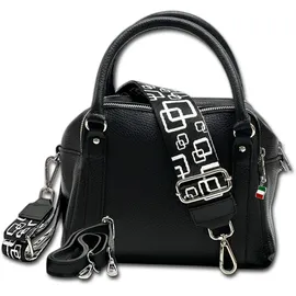 FLORENCE Umhängetasche Leder Black