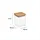 5five simply smart - Vorratsdose quadratisch bambusdeckel "eske" 1l - 5five