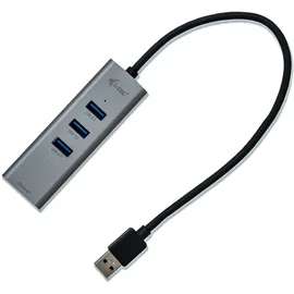 iTEC i-tec USB-Hub, RJ-45, USB-A 3.0 [Stecker] (U3METALG3HUB)