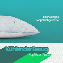 BestLivings Kopfkissen Freeze 40 x 80 cm Weiß