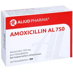 Amoxicillin AL 750 Filmtabletten 20 St